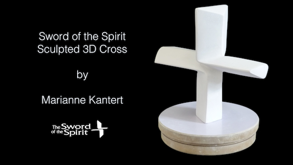 Sword of the Spirit Cross 3D Marianne Kantert